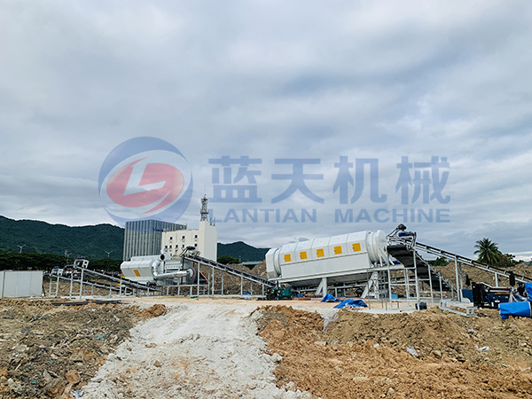 浙江富陽(yáng)混合垃圾處理現(xiàn)場(chǎng)